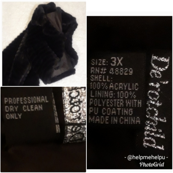 De'rothschild Vintage Faux Mink Coat - Picture 16 of 16